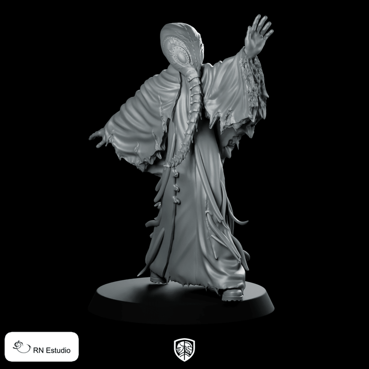 Sandman Miniature Plague Doctor Cultist