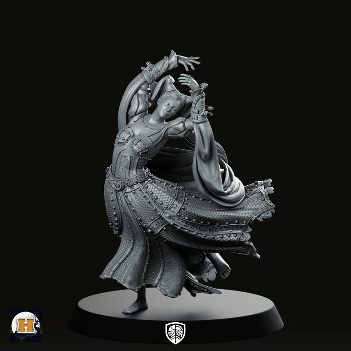 Sandy Miniature Glamourous Fantasy Dancer Heroine Resin