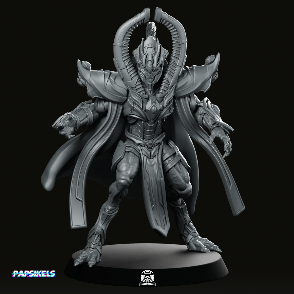 Sapient Humanoid High Ranked Templar 1 Miniatures - Papsikels Miniatures - We Print Miniatures