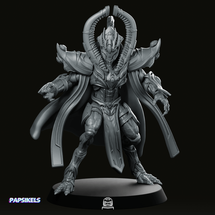 Miniatura de ciencia ficción Sapient Humanoid High Ranked Templar 1