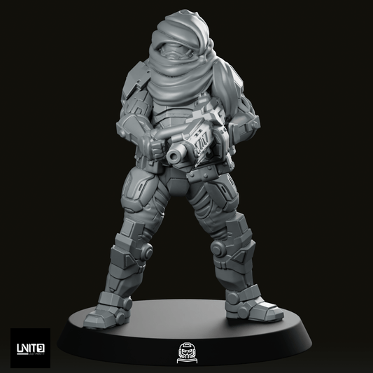 Saqr Guard v1 Miniature - Unit9 - We Print Miniatures