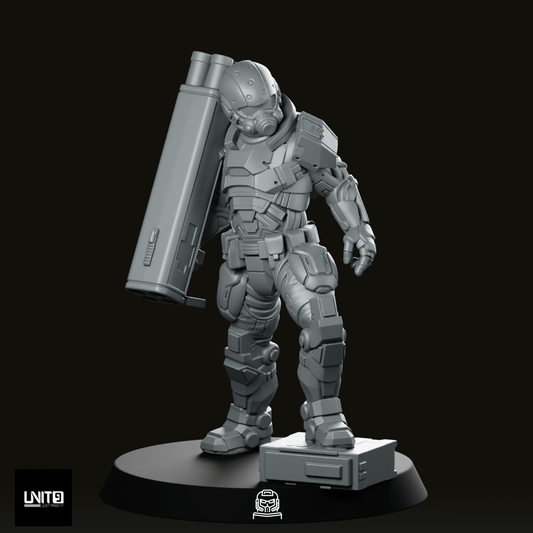 Saqr Guard v2 Miniature - Unit9 - We Print Miniatures
