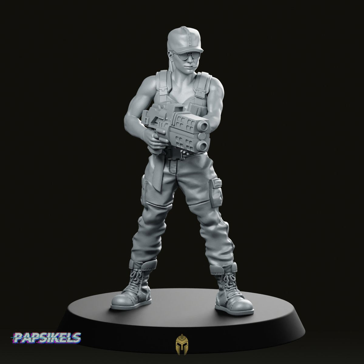 Sarah Condor Exterminator Weapon Miniature -Papsikels Miniatures - We Print Miniatures
