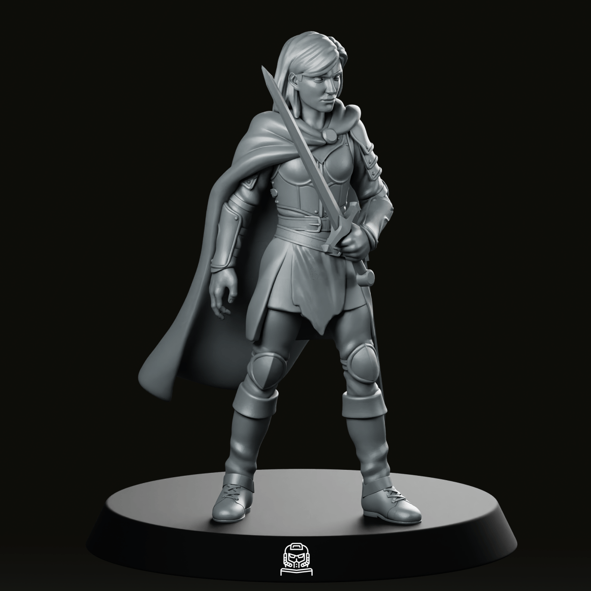 Sarah The Fearless - Fantasy Warrior - We Print Miniatures - We Print Miniatures
