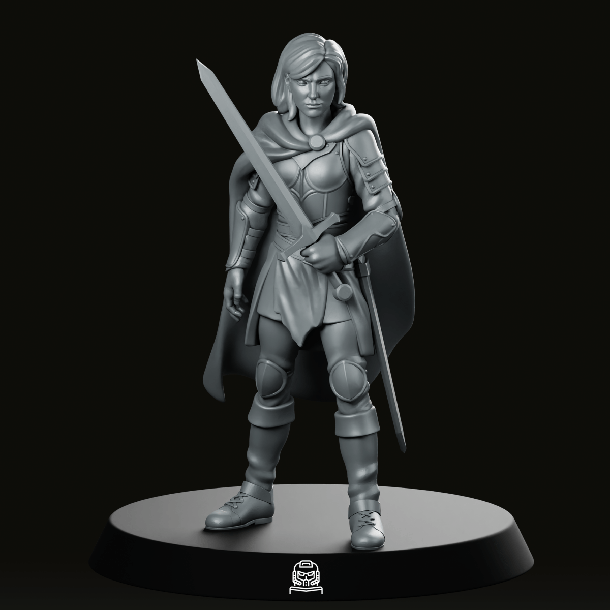 Sarah The Fearless - Fantasy Warrior - We Print Miniatures - We Print Miniatures