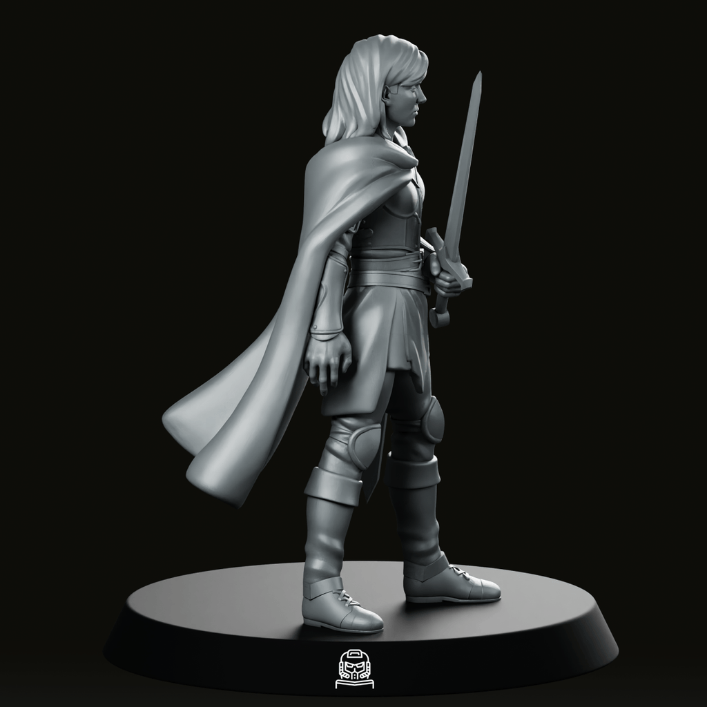 Sarah The Fearless - Fantasy Warrior - We Print Miniatures - We Print Miniatures