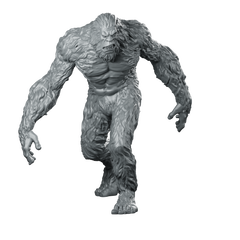 Sasquatch Miniature Bigfoot Sasquatch Cryptid Beast Creature Miniature 360 Spin 01