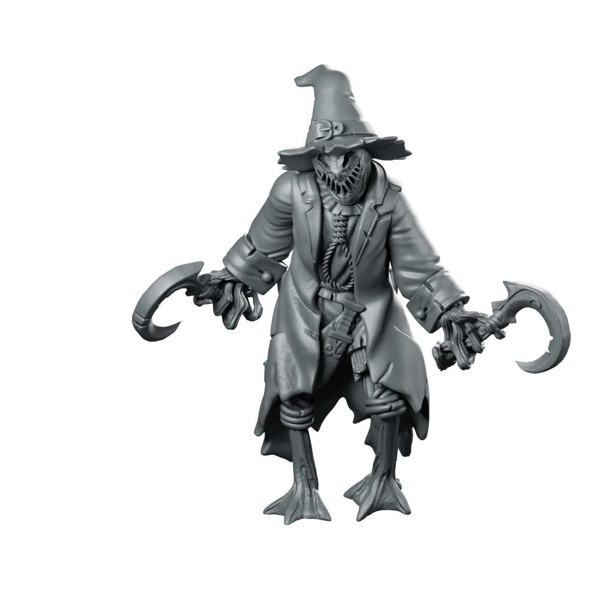 Scarecrow 2 Miniature Scarecrow Reaper Miniature 360 Spin 01