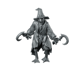 Scarecrow 2 Miniature Scarecrow Reaper Miniature 360 Spin 01