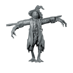 Scarecrow 3 Miniature Scarecrow Construct Miniature 360 Spin 01