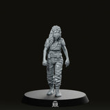 Scared Young Scavenger Miniature - Papsikels Miniatures - We Print Miniatures