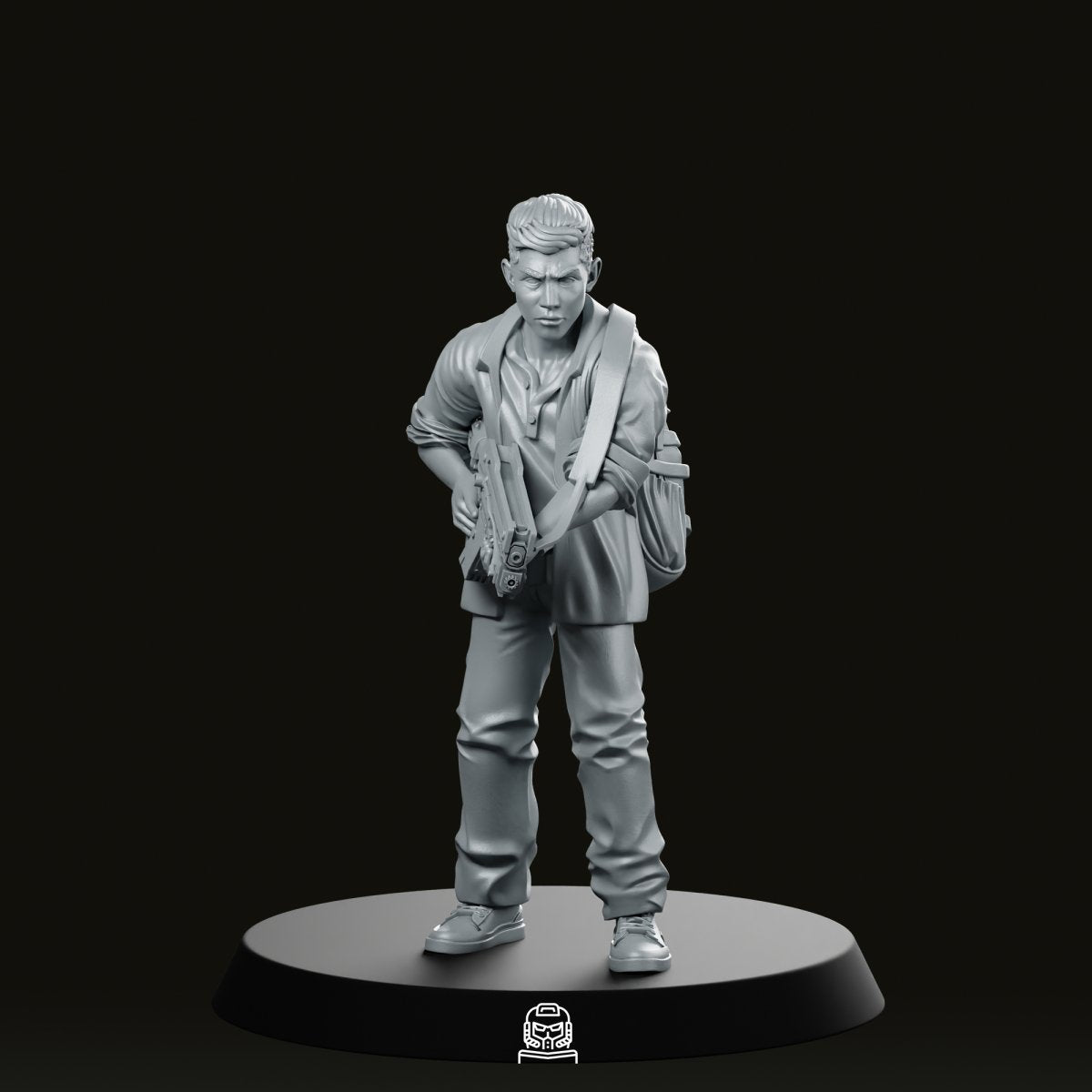 Scavenger Leader Action Miniature - Papsikels Miniatures - We Print Miniatures