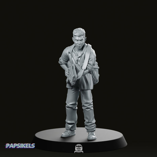 Scavenger Leader Action Miniature - Papsikels Miniatures - We Print Miniatures