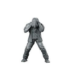 Scavenger Leader Victim Miniature Sci-Fi Survivor Dystopian Miniature 360 Spin 01