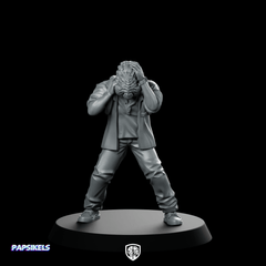 Scavenger Leader Victim Miniature Sci - Fi Survivor Dystopian - Papsikels Miniatures - We Print Miniatures