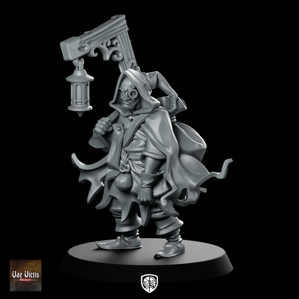 Scavenger Miniature Hooded Lantern Rogue Wanderer NPC