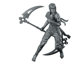 Sciel Product Render Miniature Card Reaper Duelist - RN Estudio - We Print Miniatures