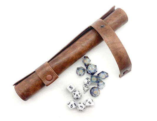 Scroll of Casting | Premium Vegan Leather Dice Mat - Tabletop Dominion - We Print Miniatures
