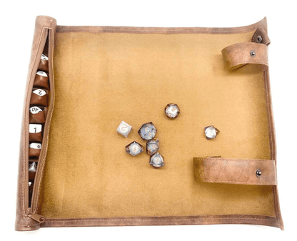 Scroll of Fates | Premium Vegan Leather Dice Mat - Tabletop Dominion - We Print Miniatures