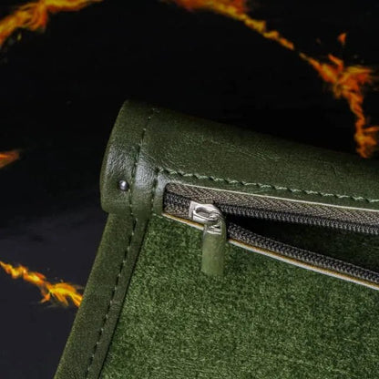 Scroll of Holding (Green) | Vegan Leather Dice Mat - Tabletop Dominion - We Print Miniatures