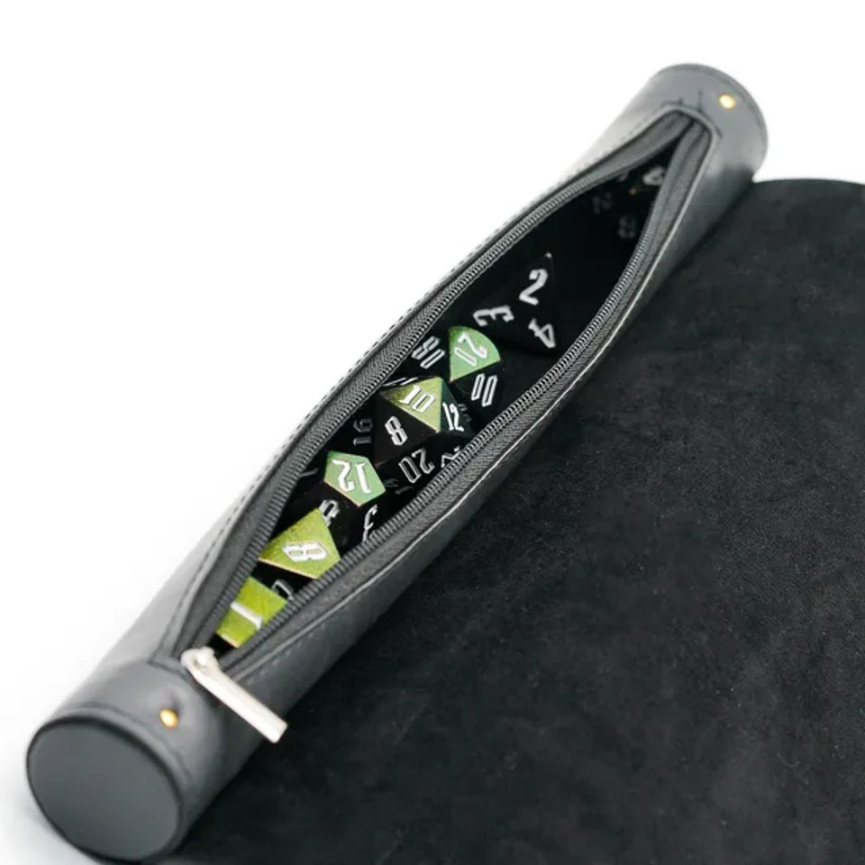 Scroll of Secrets | Vegan Leather Dice Mat - Tabletop Dominion - We Print Miniatures