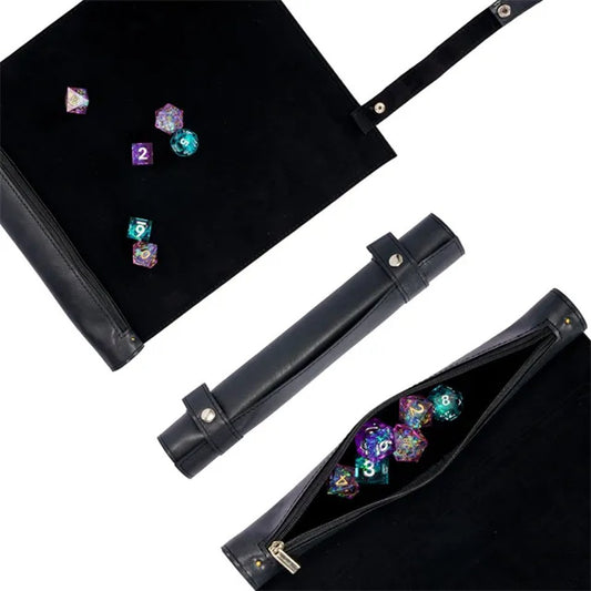 Scroll of Secrets | Vegan Leather Dice Mat - Tabletop Dominion - We Print Miniatures