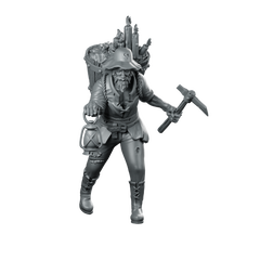 Scum 2 Miniature Candle Peddler Miniature 360 Spin 01