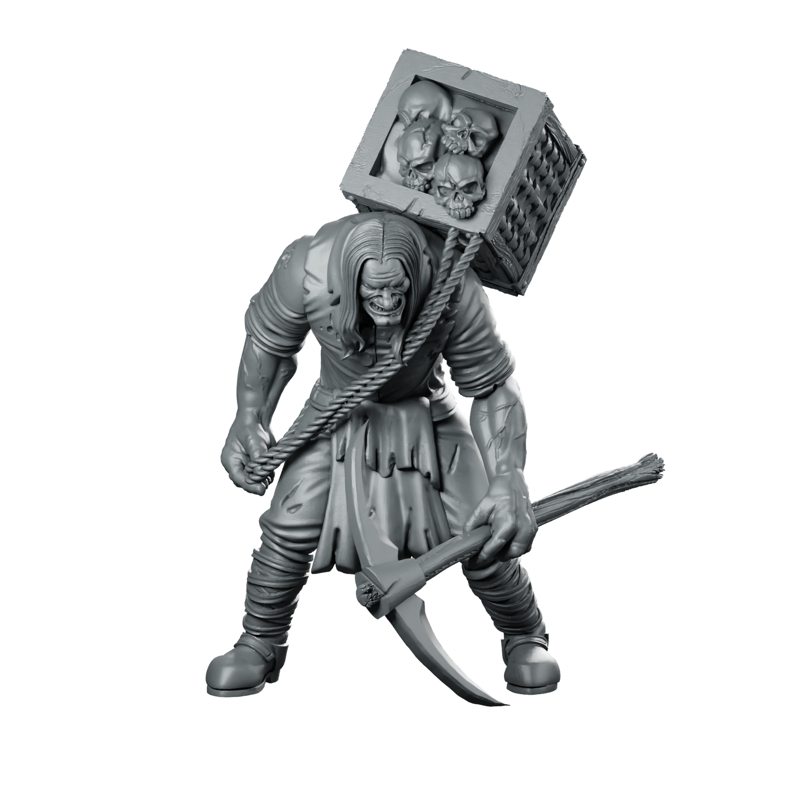 Scum 3 Miniature Executioner Torturer Miniature 360 Spin 01