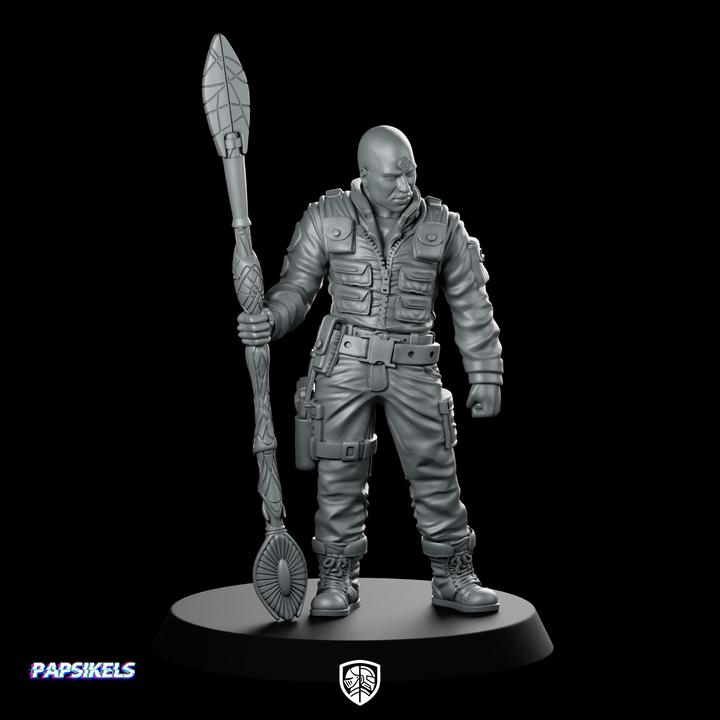 Se 1 Team Afam Liaison Miniature Sci-Fi Spear