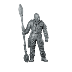 Se 1 Team Afam Liaison Miniature Sci-Fi Spear Miniature 360 Spin 01