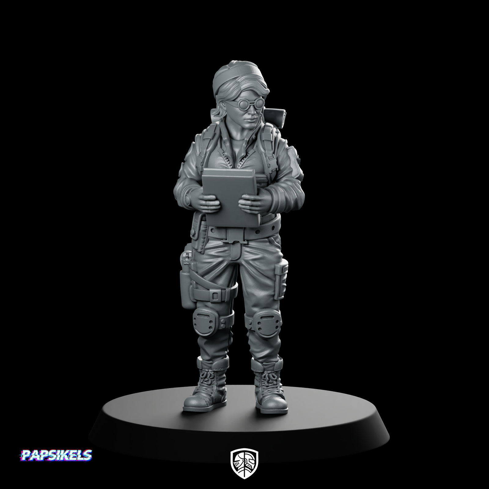 Se 1 Team Archaeologist Miniature Sci-Fi Explorer NPC