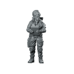 Se 1 Team Archaeologist Miniature Sci-Fi Explorer NPC Miniature 360 Spin 01