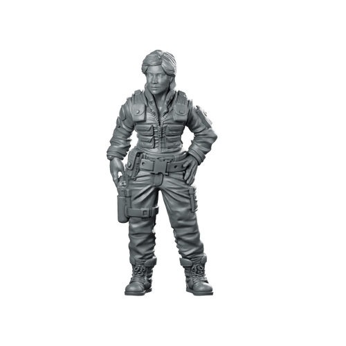Se 1 Team Chief Medical Officer Miniature Sci-Fi Miniature 360 Spin 01