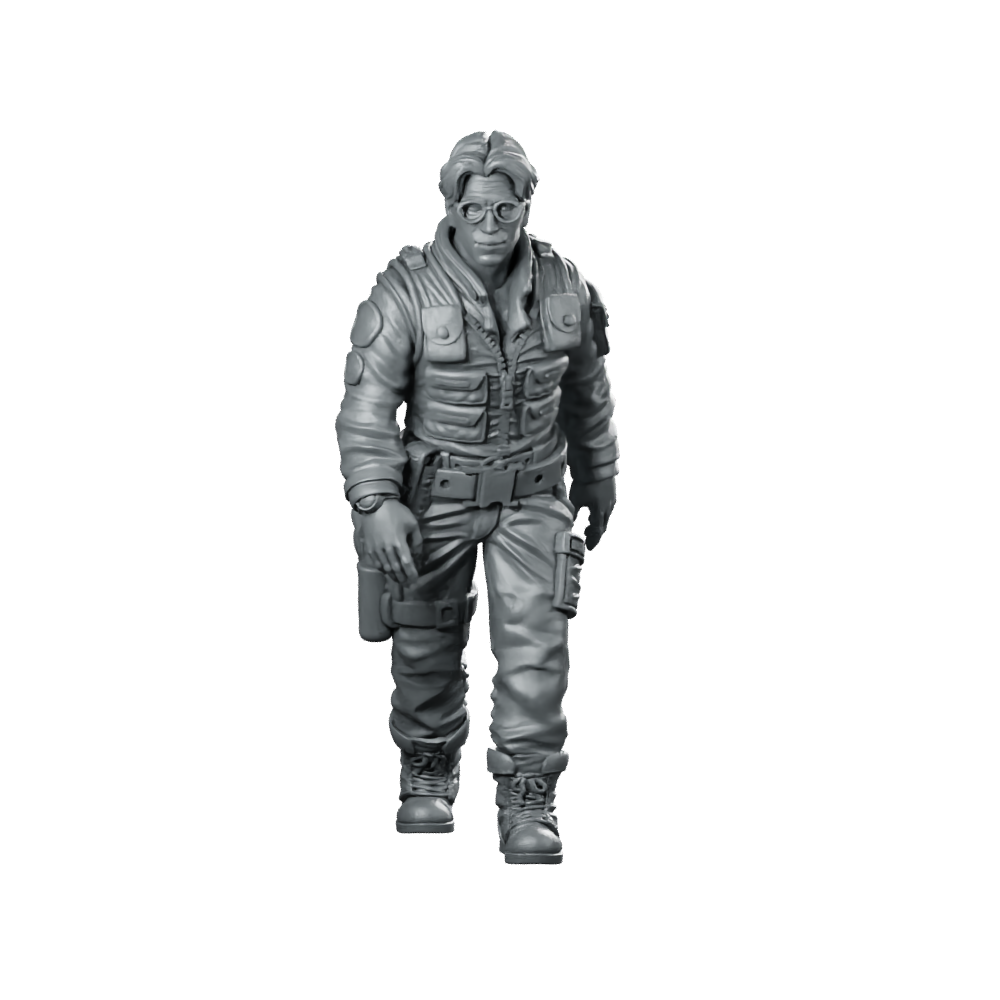 Se 1 Team Doctor Miniature Sci-Fi Medic Miniature 360 Spin 01