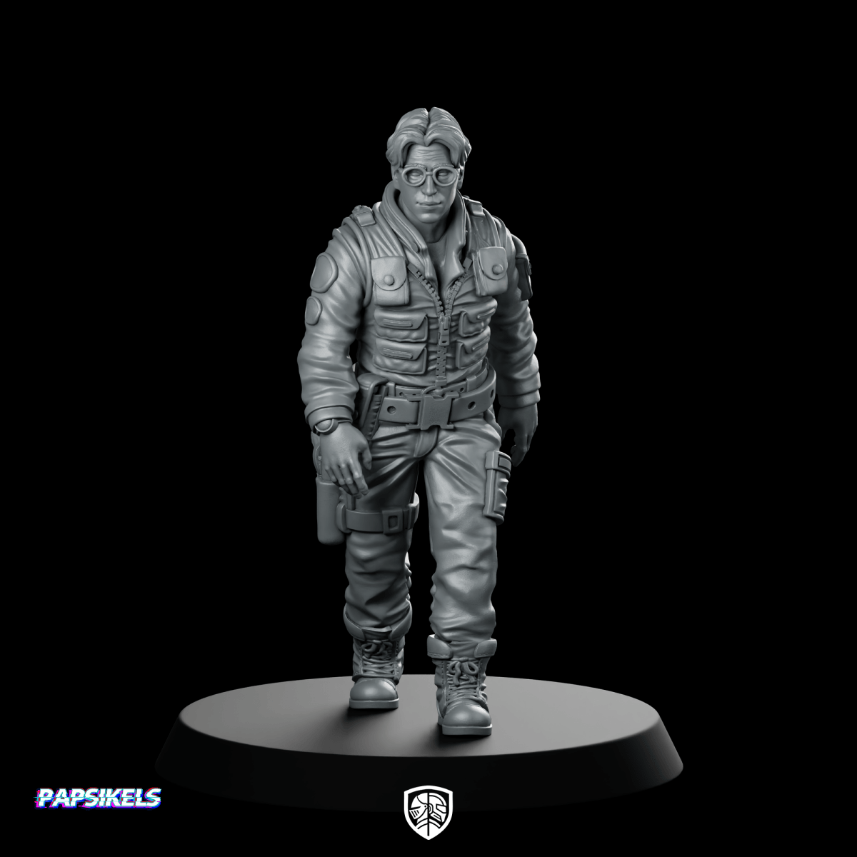 Se 1 Team Doctor Miniature Sci - Fi Medic - Papsikels Miniatures - We Print Miniatures