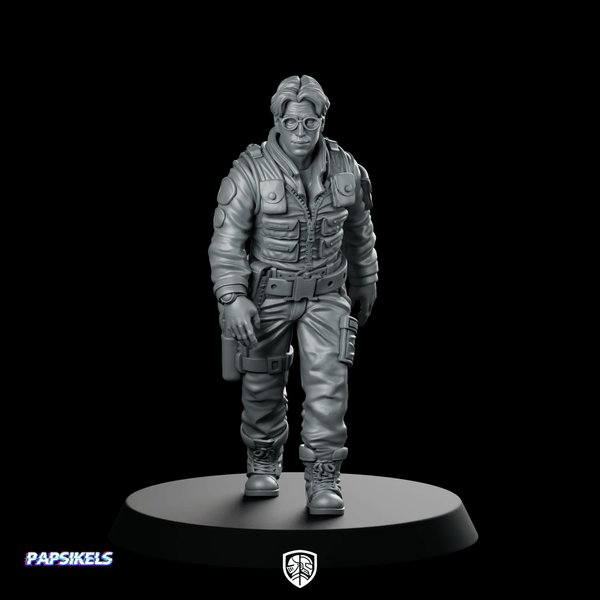 Se 1 Team Doctor Miniature Sci - Fi Medic - Papsikels Miniatures - We Print Miniatures