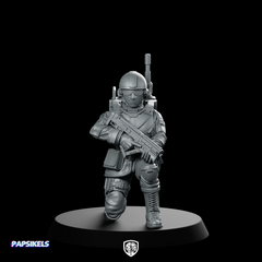 Seaf Army Corps Coms Infantry 4 Miniature Tactical