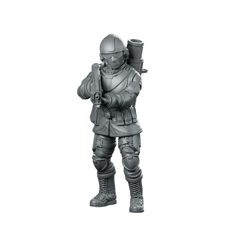 Seaf Army Corps Eat Infantry 2 Miniature Sci - Fi - Papsikels Miniatures - We Print Miniatures