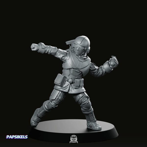 Seaf Army Corps Infantry 2 Miniature - Papsikels Miniatures - We Print Miniatures