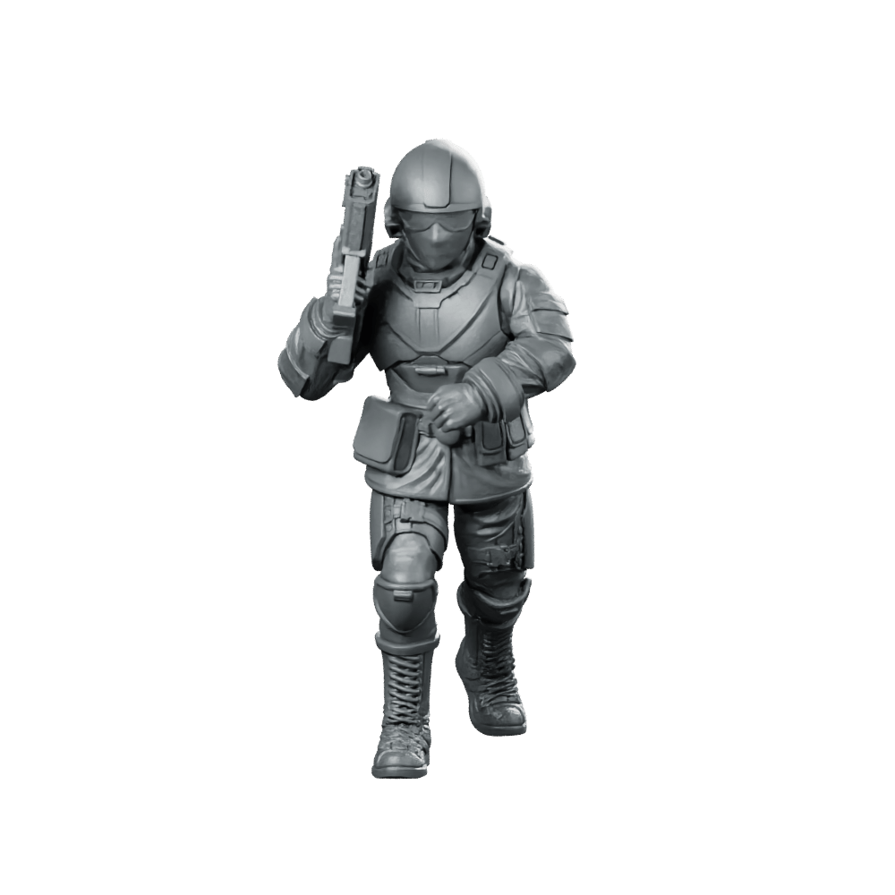 Seaf Army Corps Infantry 3 Miniature Tactical - Papsikels Miniatures - We Print Miniatures
