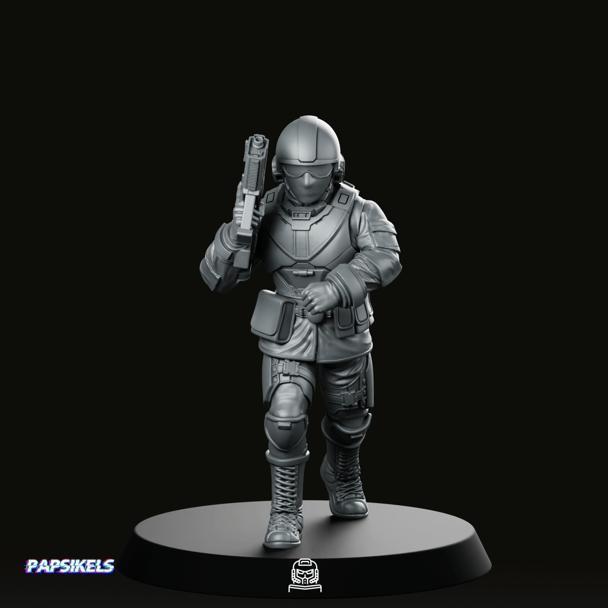 Seaf Army Corps Infantry 3 Miniature - Papsikels Miniatures - We Print Miniatures