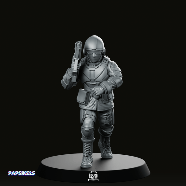 Seaf Army Corps Infantry 3 Miniature - Papsikels Miniatures - We Print Miniatures