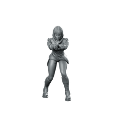 Secret Service Agent 4 Miniature Cyberpunk Operative - Papsikels Miniatures - We Print Miniatures