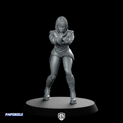 Secret Service Agent 4 Miniature Cyberpunk Operative