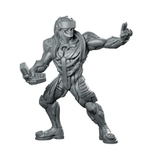 Sejuro Net Spectre Cyber Skull Operative Miniature 360 Spin 01