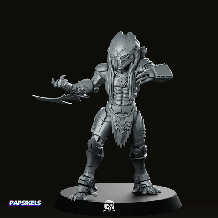 Sek Tor Cyborg Skull Hunter Outcast Miniature Cyberpunk