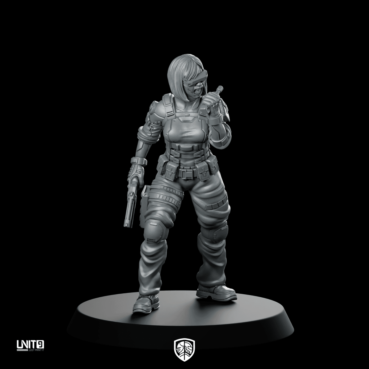 Selene Firefly Novak 01 Cyberpunk Tactical Operative | We Print Miniatures