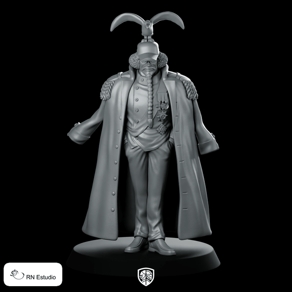 Sengoku Miniature Regal Tactician Noble Leader Commander - RN Estudio - We Print Miniatures