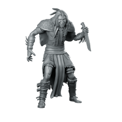 Sequoyah Miniature Dagger - Wielding Sci - Fi Villain Enforcer - RN Estudio - We Print Miniatures