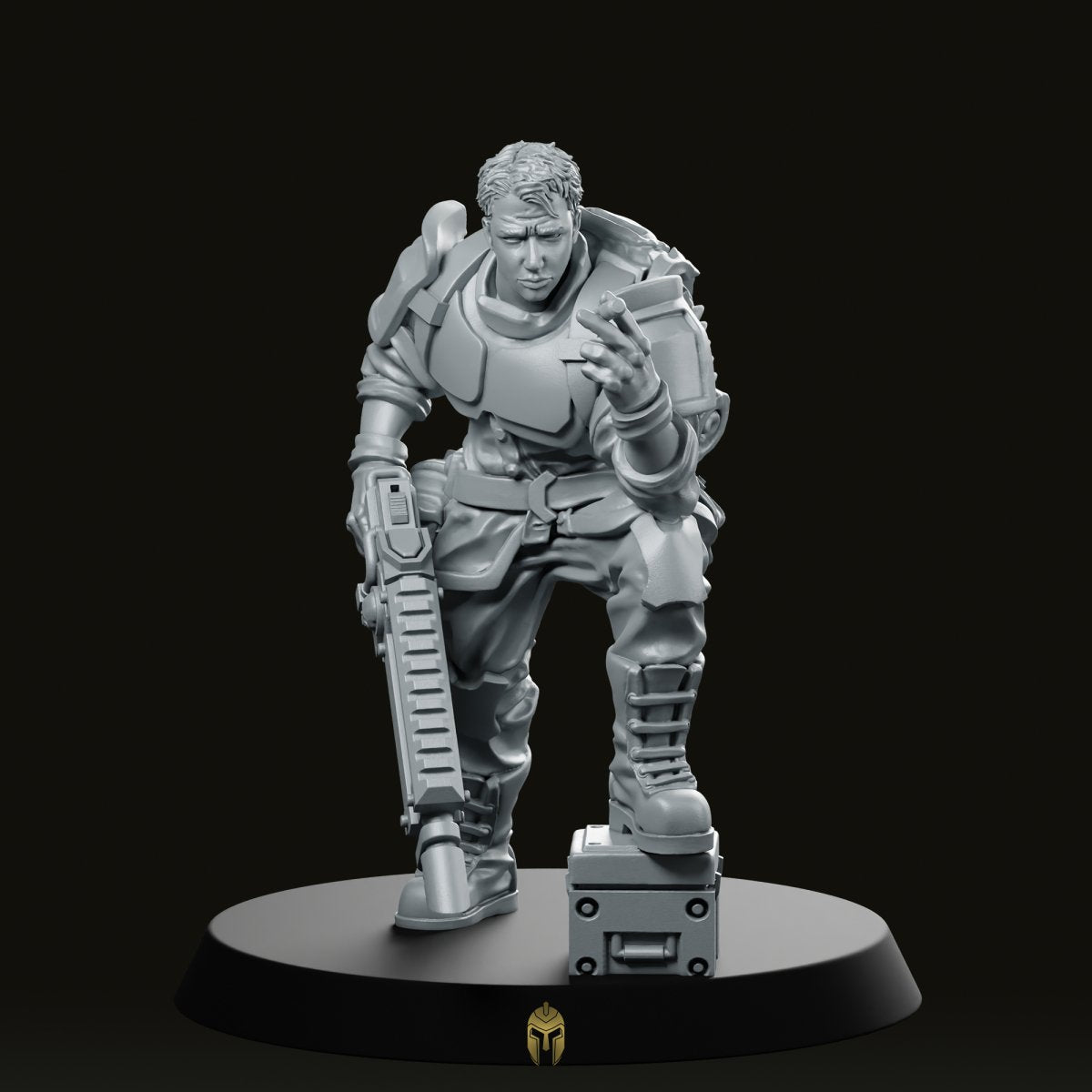 Sergeant Eric Miniature -PrintMinis - We Print Miniatures